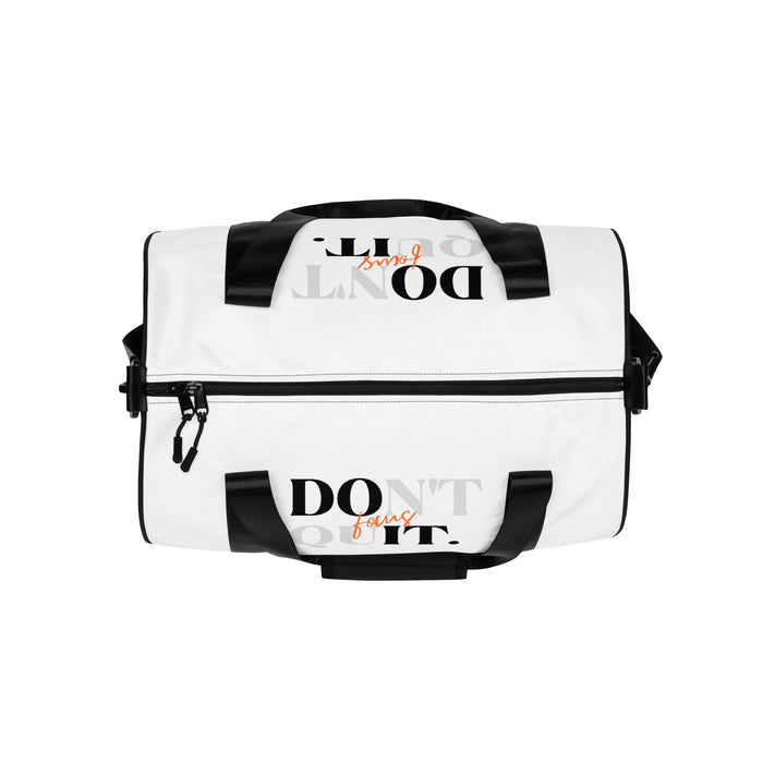 White Gym Bag - Focus Don&