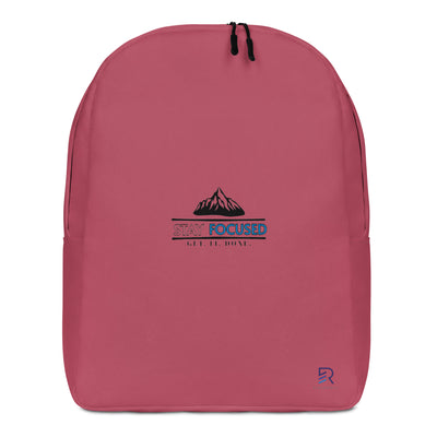 Minimalist Hippie Pink Backpack - Stay Focus Get It Done