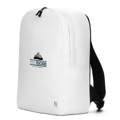 Minimalist White Backpack - Stay Focus Get It Done