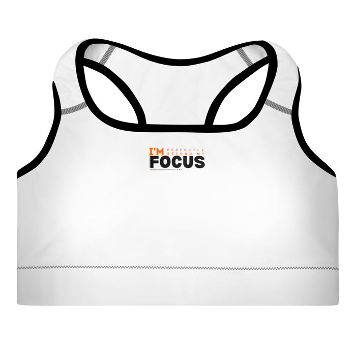 Padded Black Sports Bra - I&