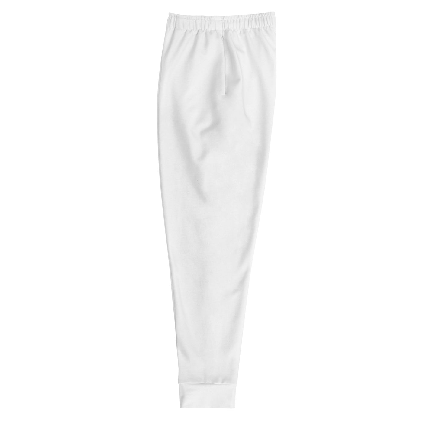 Men's White Joggers - Focus Big Dream Big