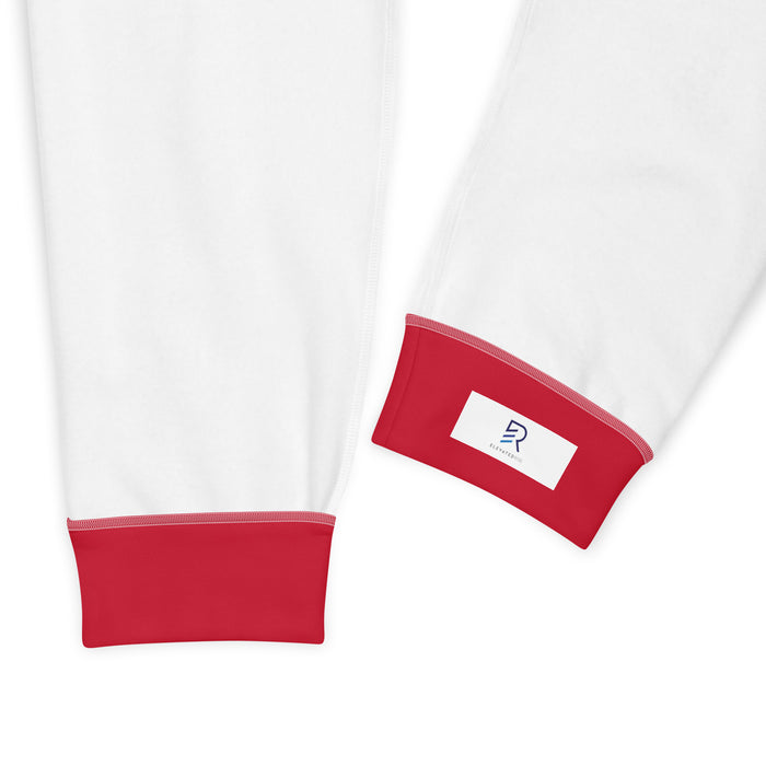Men's Red Joggers - Focus Big Dream Big