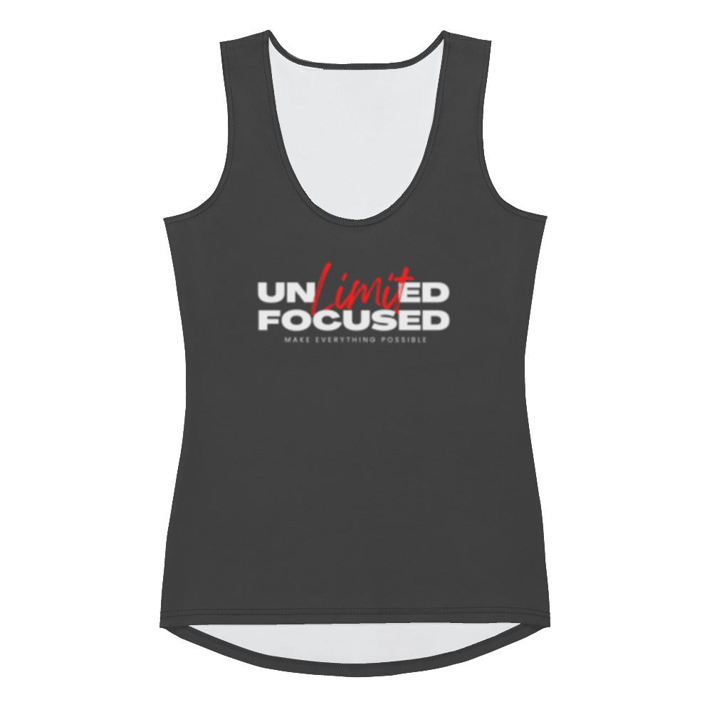 Women's Eclipse Sublimation Cut Sew Tank Top - Unlimited Focused