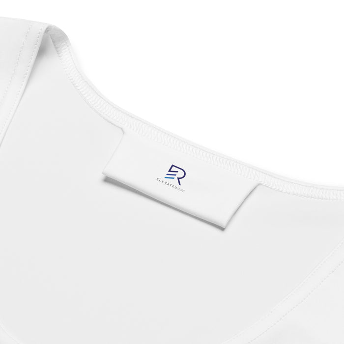 Women's White Sublimation Cut Sew Tank Top - Unlimited Focused