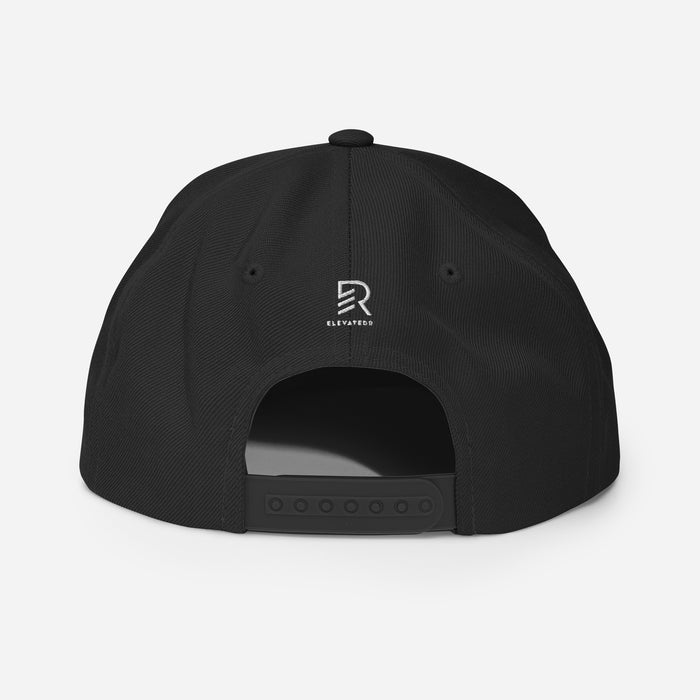 Classic Black Snapback - Stay Focus Work Hard