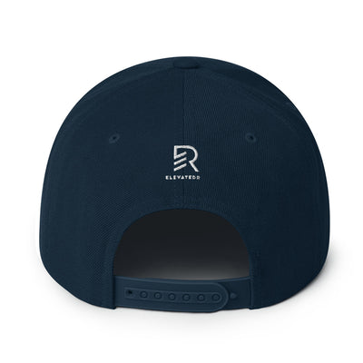 Classic Dark Navy Snapback - Stay Focus Work Hard