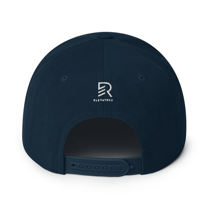 Classic Dark Navy Snapback - Stay Focus Work Hard