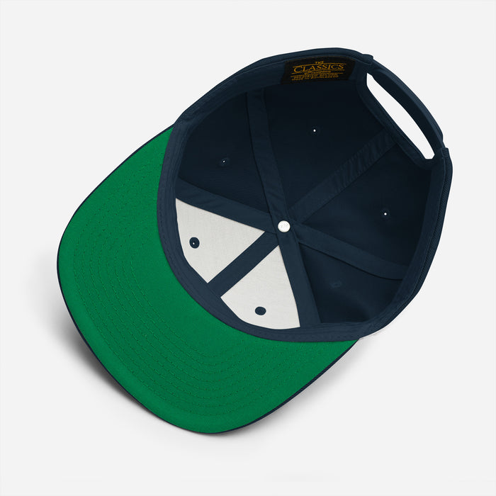 Classic Dark Navy Snapback - Stay Focus Work Hard