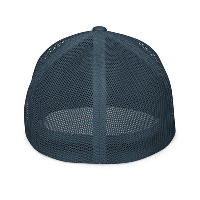 Closed-Back Navy Trucker Cap - Unlimited Focused