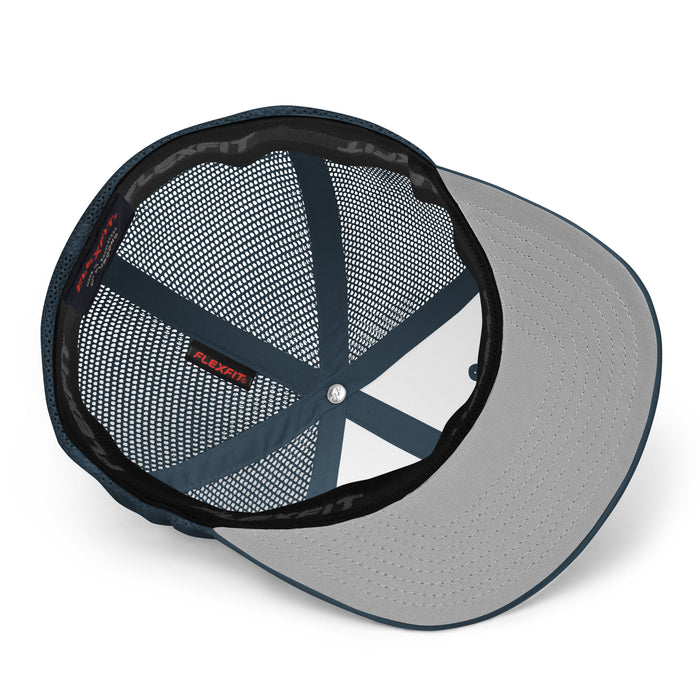 Closed-Back Navy Trucker Cap - Unlimited Focused