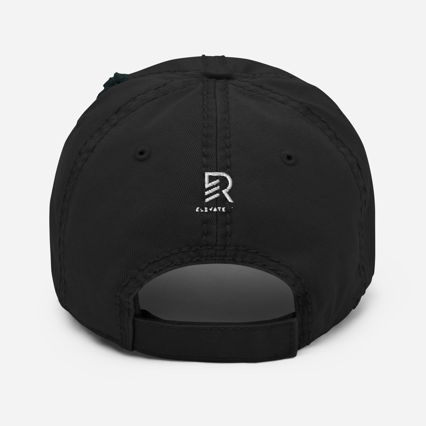 Distressed Black Dad Hat - Unlimited Focused