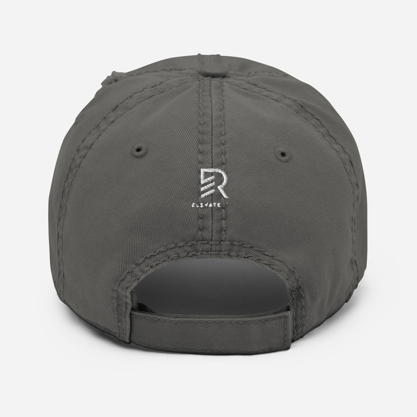 Distressed Charcoal Gray Dad Hat - Unlimited Focused