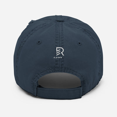 Distressed Navy Dad Hat - Unlimited Focused