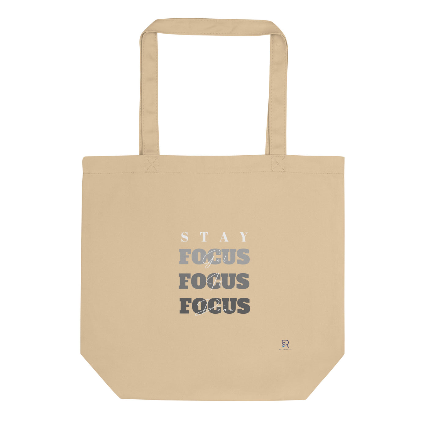 Eco Oyster Tote Bag - Stay Focus