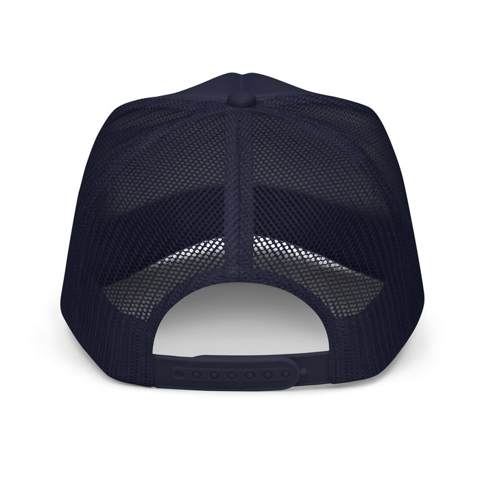 Foam Navy Trucker Hat - Feed Your Focus