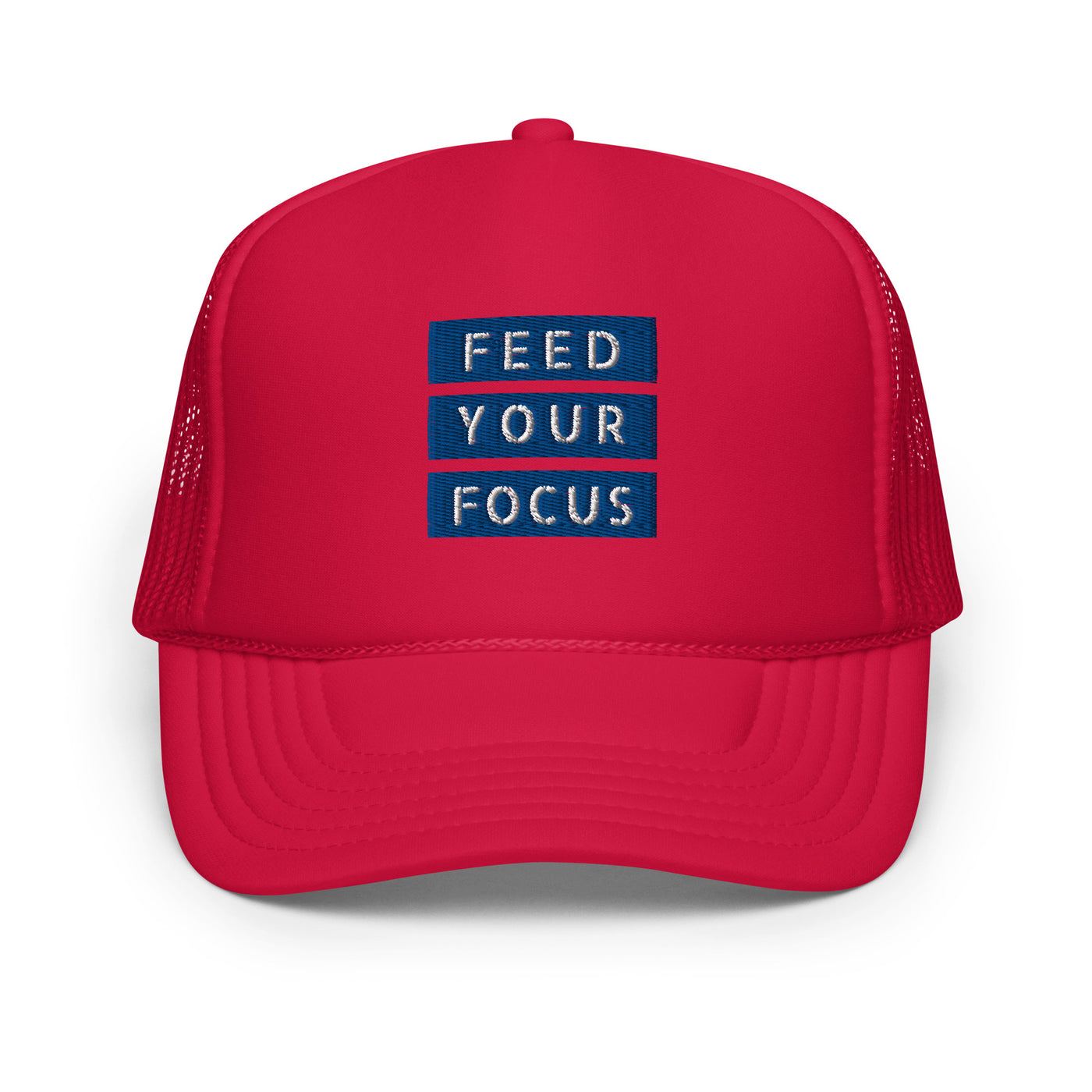 Foam Red Trucker Hat - Feed Your Focus