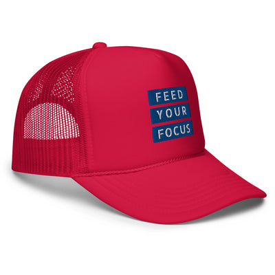 Foam Red Trucker Hat - Feed Your Focus