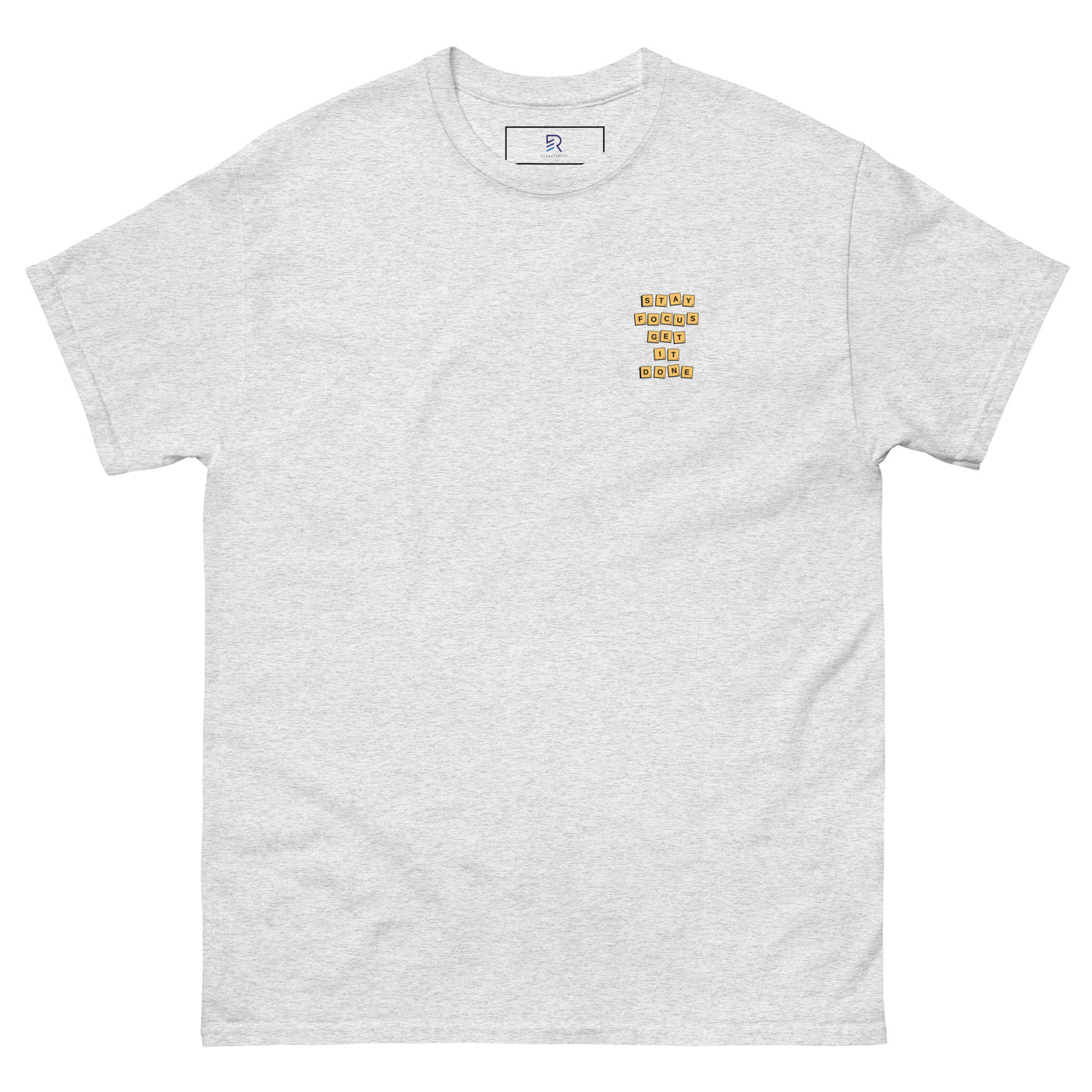 Men’s Classic Ash Tee - Stay Focus Get It Done