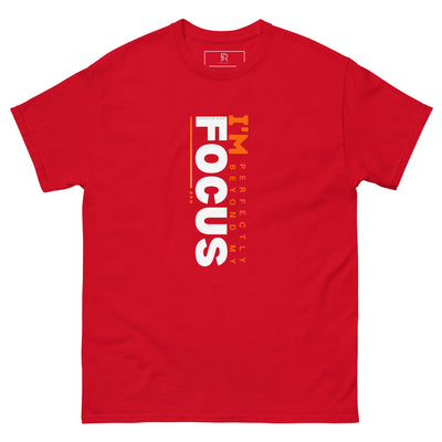 Men’s Classic Red Tee - I'm Focus