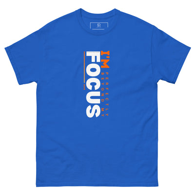 Men’s Classic Royal Blue Tee - I'm Focus