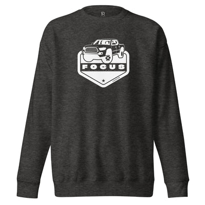 Men's Premium Dark Gray Sweatshirt - Focus On