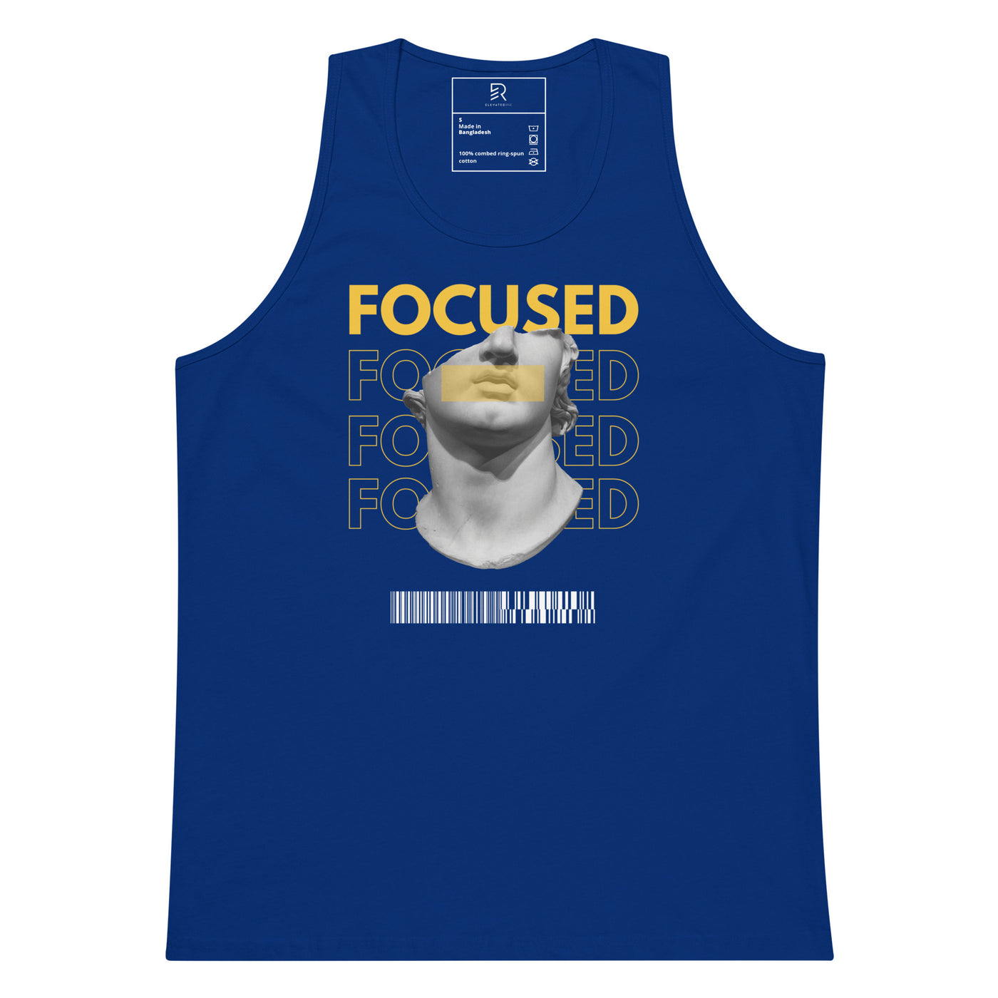 Men’s Premium Royal Tank Top - Focused