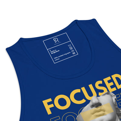 Men’s Premium Royal Tank Top - Focused