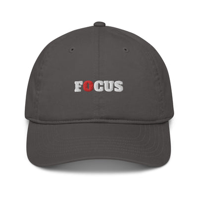 Organic Charcoal Baseball Cap - Focus