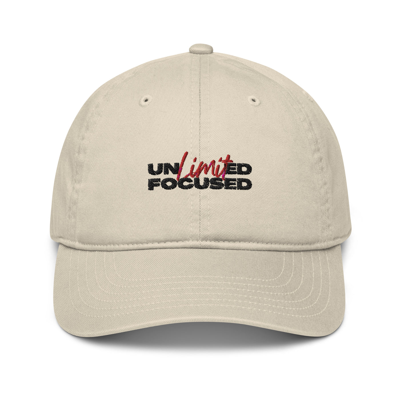 Organic Oyster Baseball Cap - Unlimited Focused