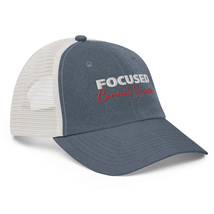Pigment-Dyed Navy Cap - Focused Commit Success