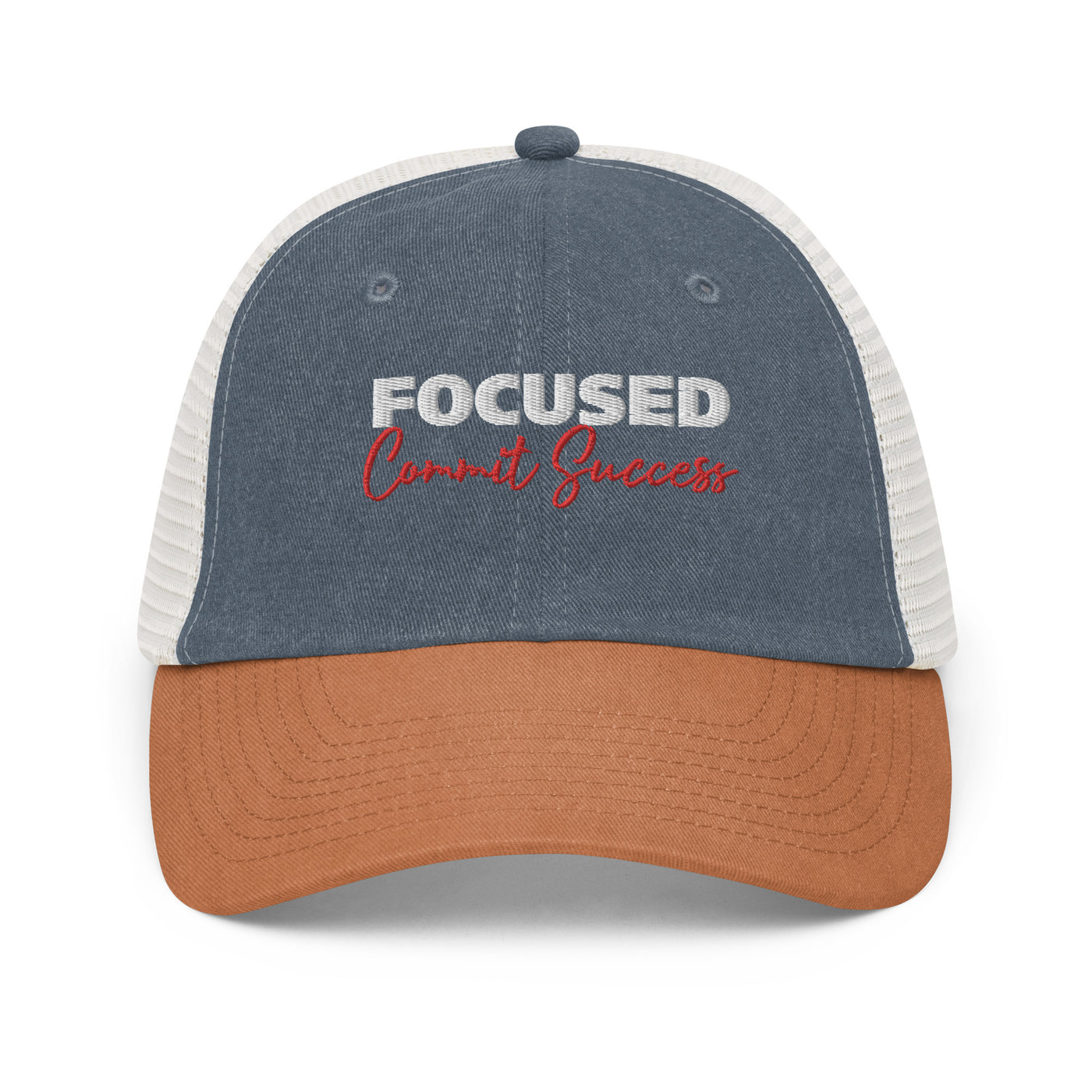 Pigment-Dyed Texas Cap - Focused Commit Success