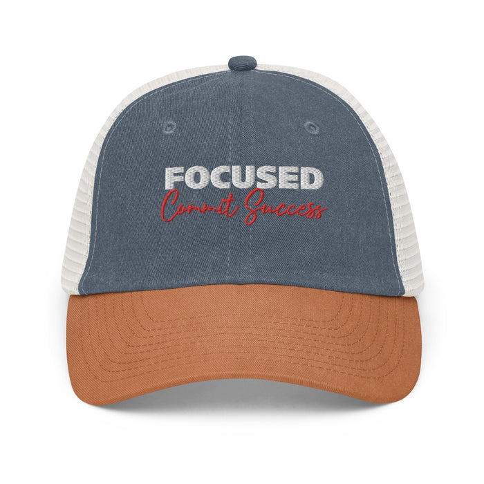 Pigment-Dyed Texas Cap - Focused Commit Success