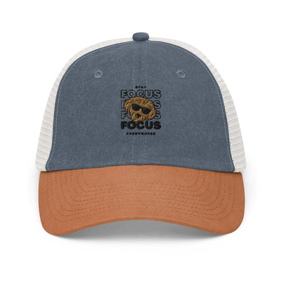 Pigment-Dyed Navy and Texas Cap - Focus Everywhere