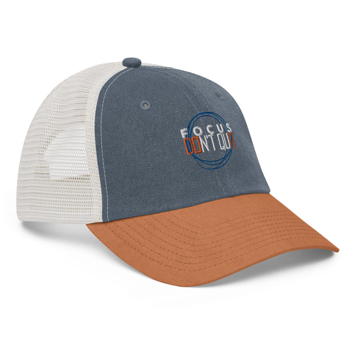 Pigment-Dyed Texas Cap - Focus Don't Quit