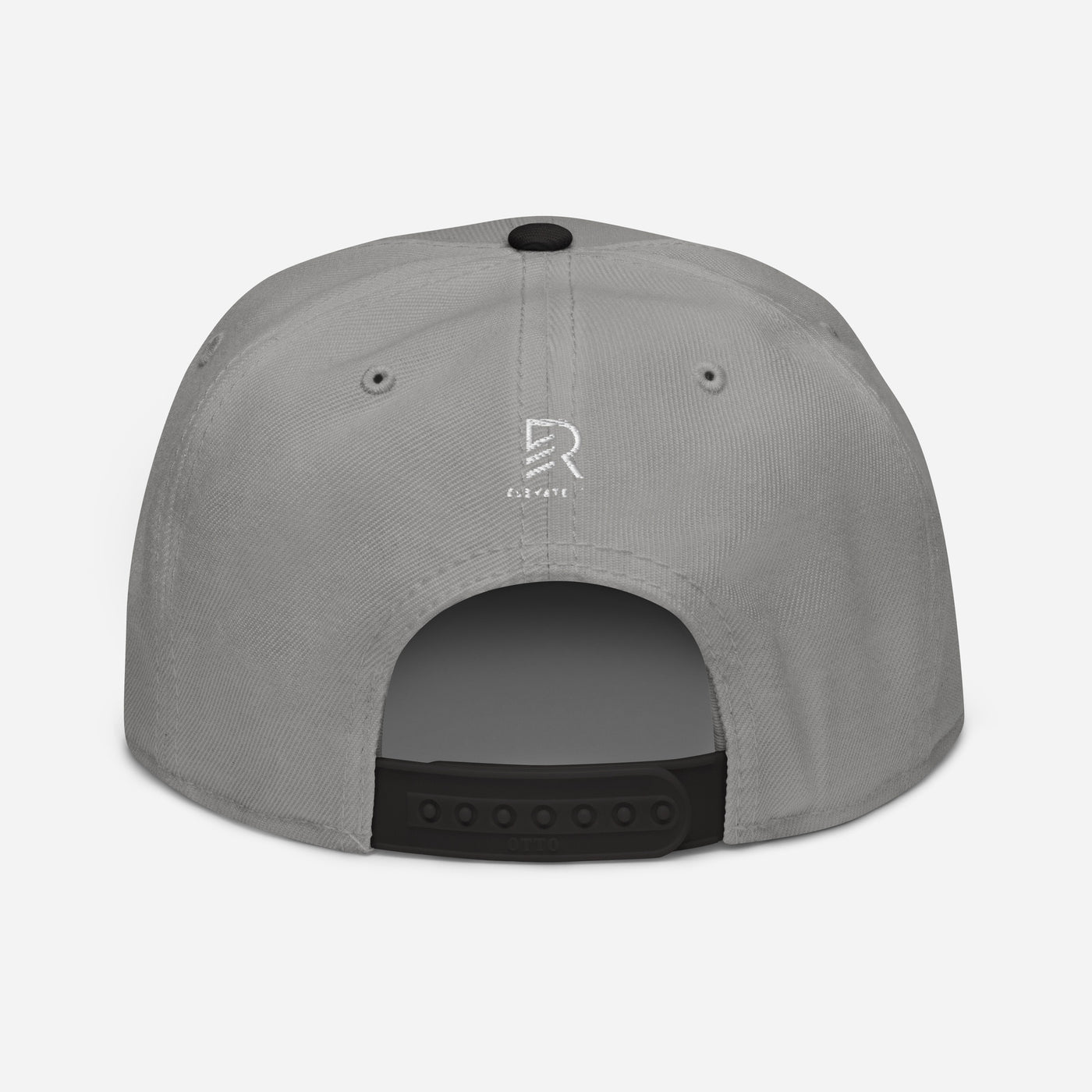 Embroidered Gray & Black Snapback - Out of Focus