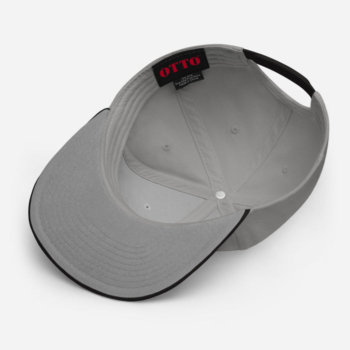 Embroidered Gray & Black Snapback - Out of Focus
