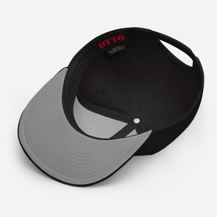 Embroidered Black Snapback - Out of Focus