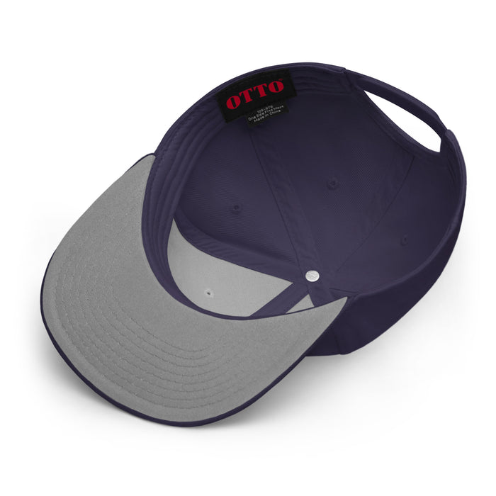 Embroidered Navy Blue Snapback - Out of Focus