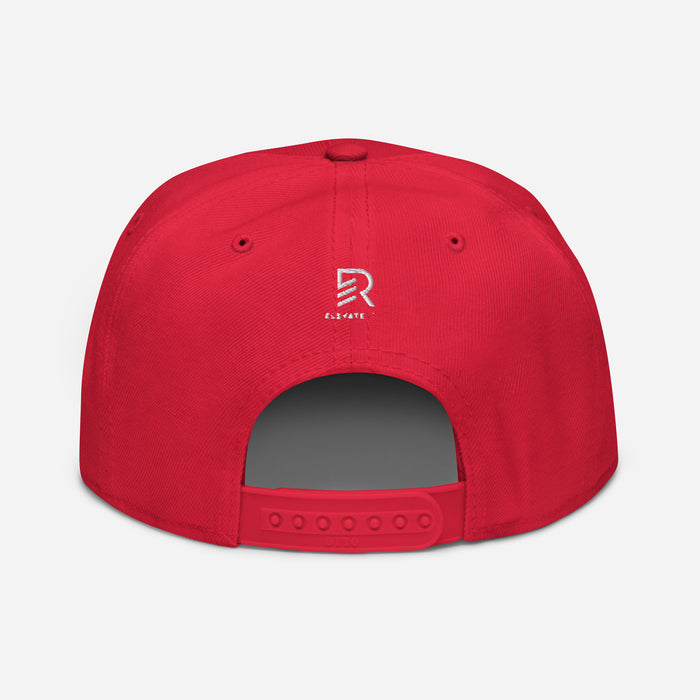 Embroidered Red Snapback - Out of Focus