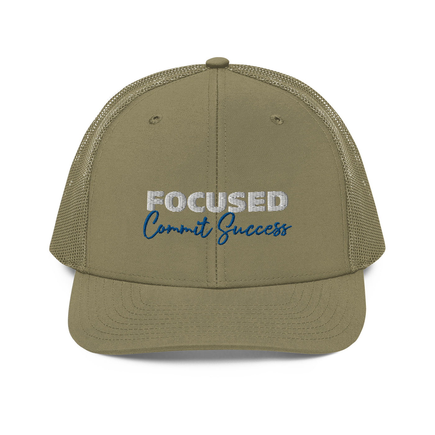 Snapback Loden Trucker Cap - Focused Commit Success