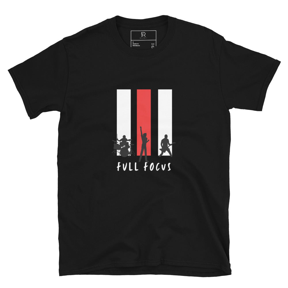 Women's Black Short-Sleeve Softstyle T-Shirt - Full Focus