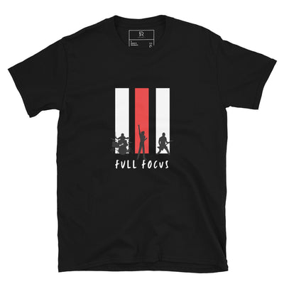 Women's Black Short-Sleeve Softstyle T-Shirt - Full Focus