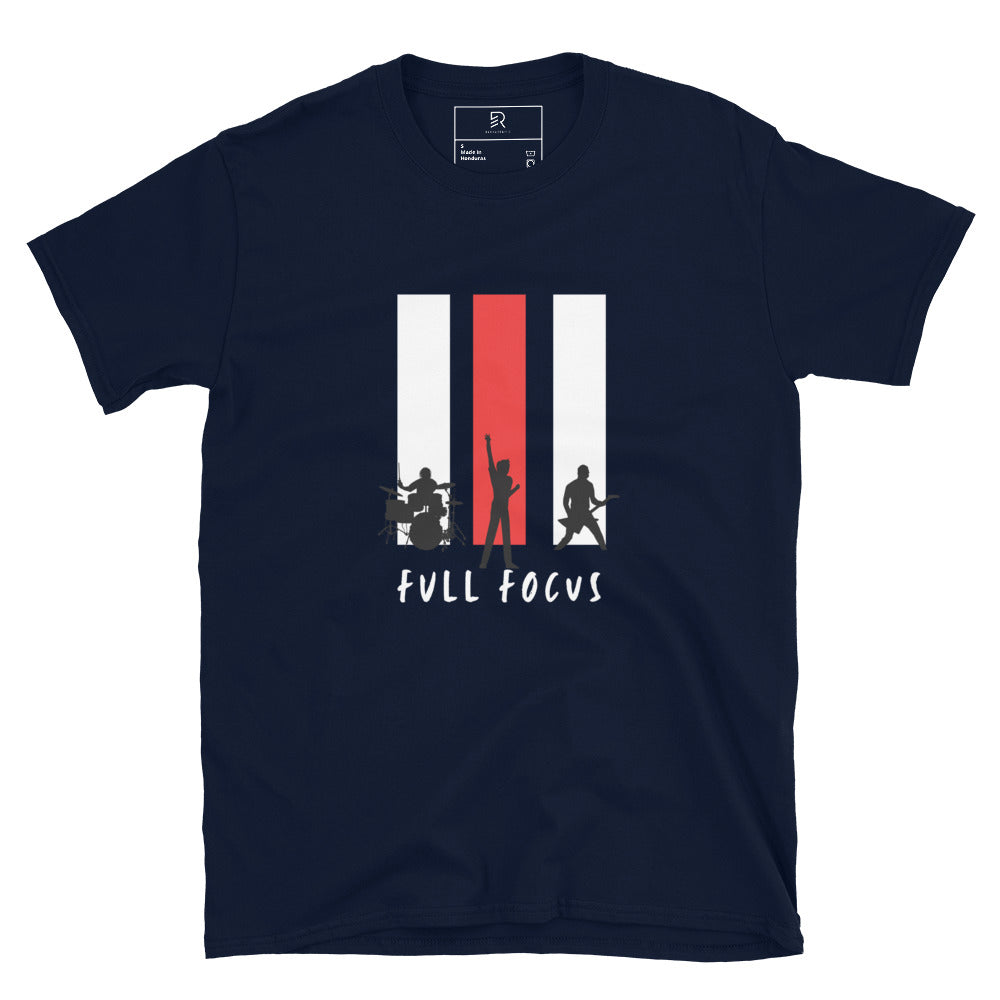 Women's Navy Short-Sleeve Softstyle T-Shirt - Full Focus
