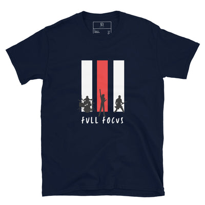 Women's Navy Short-Sleeve Softstyle T-Shirt - Full Focus