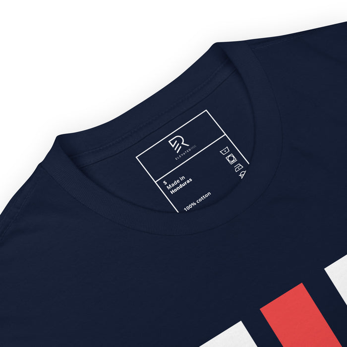 Women's Navy Short-Sleeve Softstyle T-Shirt - Full Focus