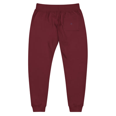 Men's Maroon Fleece Sweatpants - Feed Your Focus