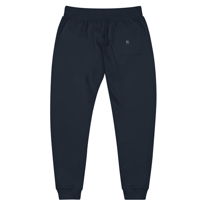 Women's Navy Fleece Sweatpants - Feed Your Focus