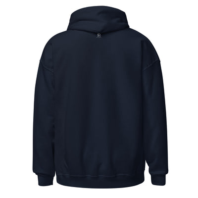 Men's Heavy Blend Embroidered Navy Hoodie - Focus is Possible