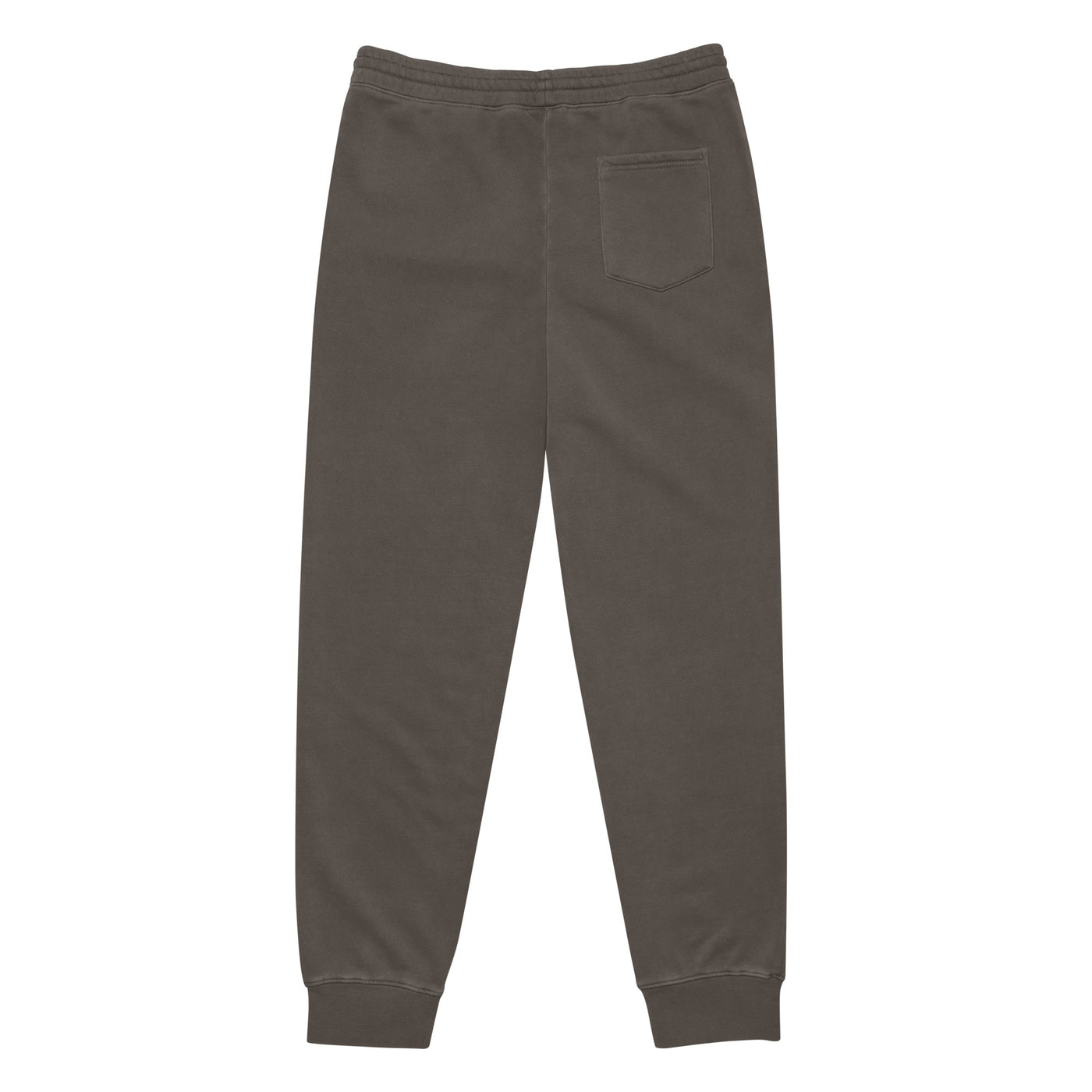 Men's Pigment-Dyed Black Sweatpants - Focus On What Is Right