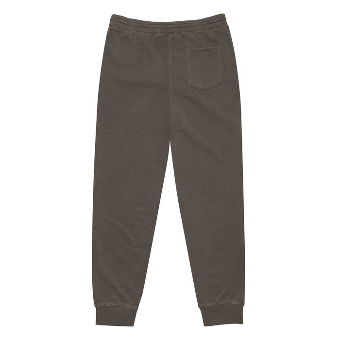 Men's Pigment-Dyed Black Sweatpants - Focus On What Is Right